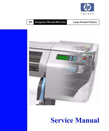 hp designjet 755cm service manual